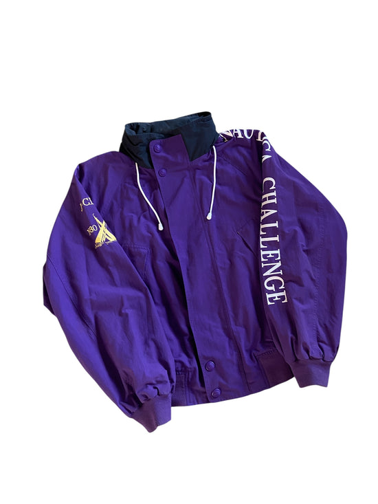 VTG Nautica Challenge Purple Jacket Sz 2XL