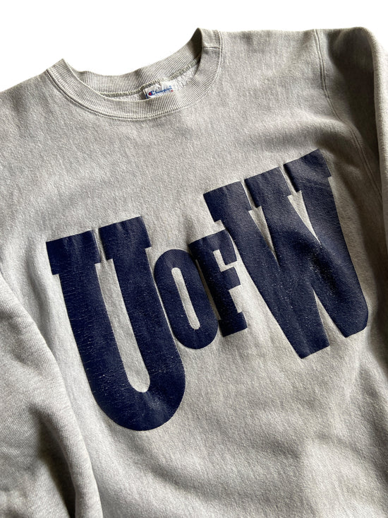 VTG Champion U of W Sweatshirt Sz M/L