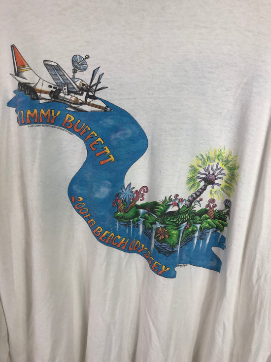 VTG 2001 Jimmy Buffet Beach Odyssey L/S Tee Sz XXL