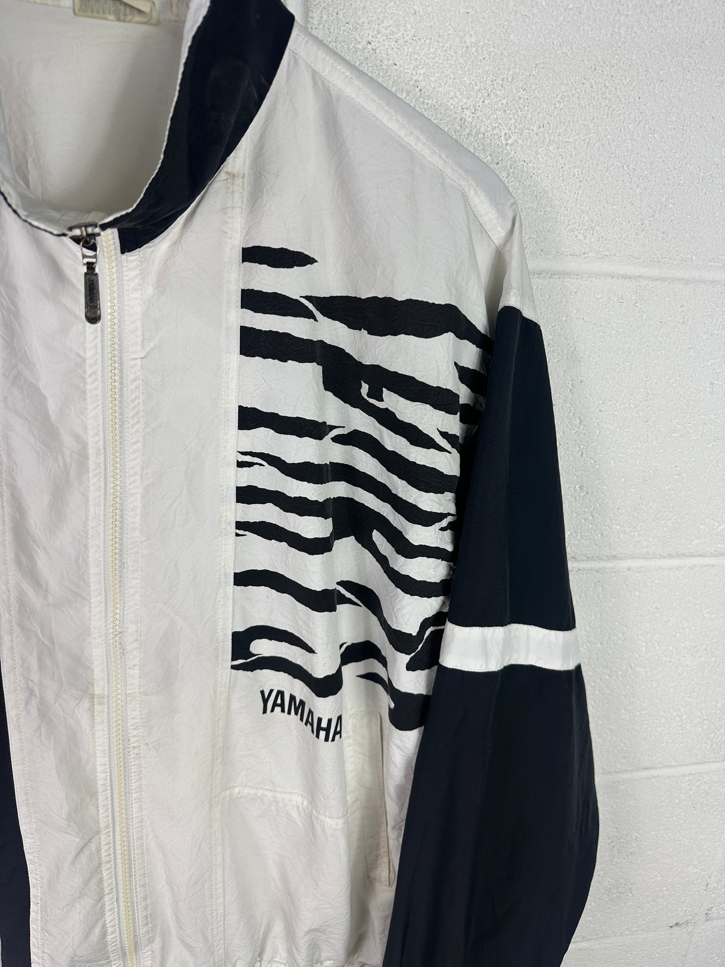 VTG Yamaha Sports Nylon Jacket Sz XL