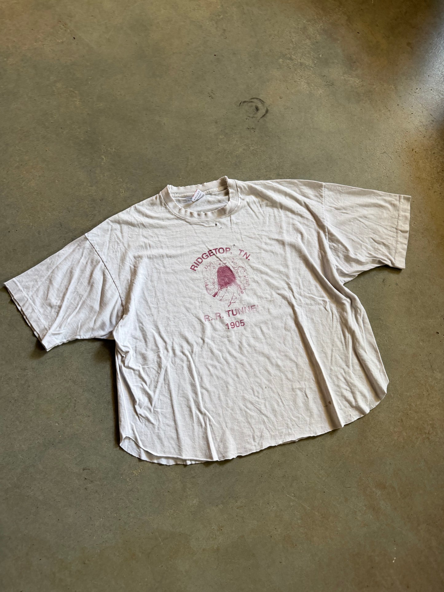 Vtg Ridgetop TN Tunnel Tee Sz XL