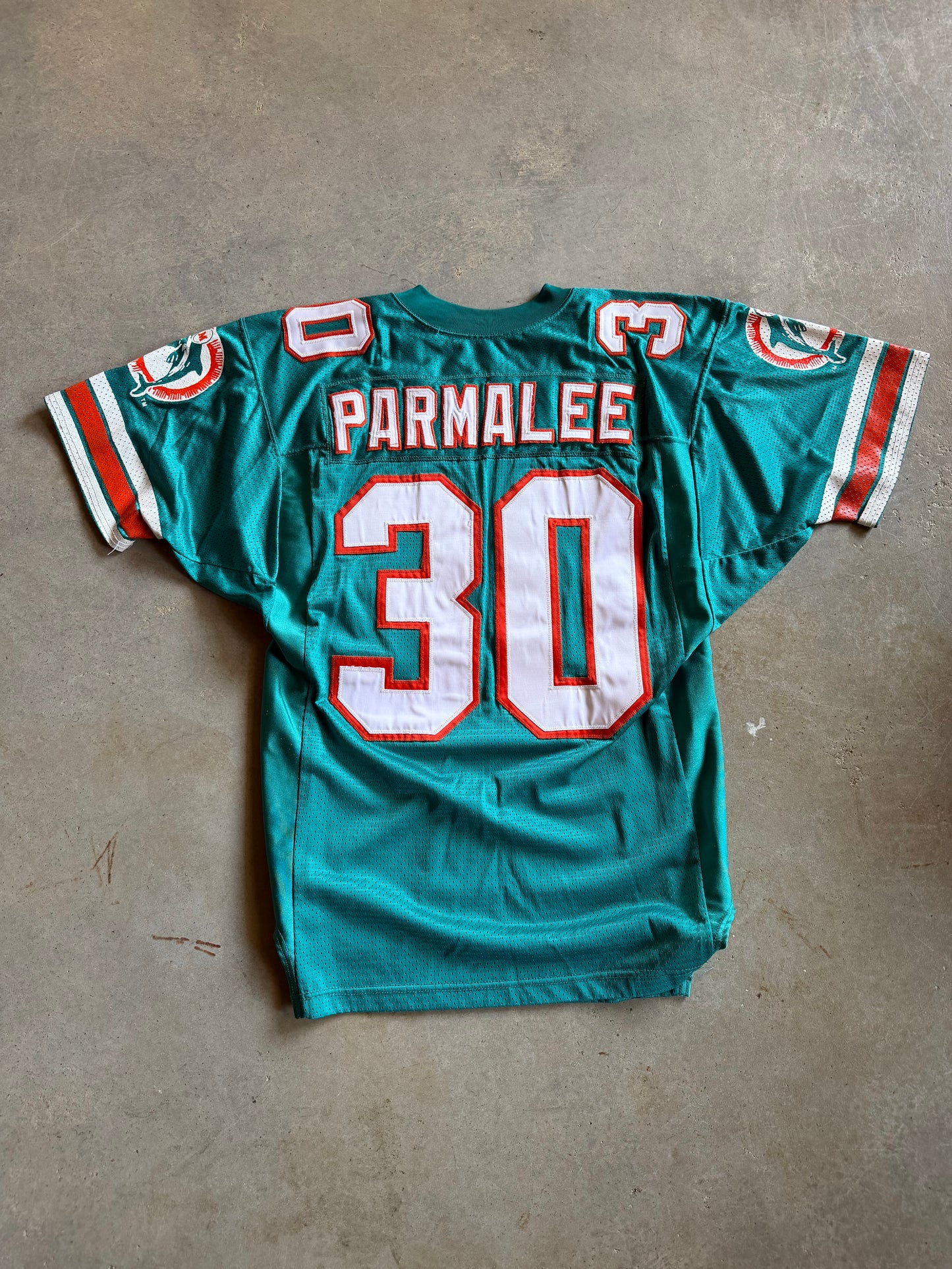 VTG Miami Dolphins Bernie Parmalee Wilson Proline Authentic Jersey Sz 46