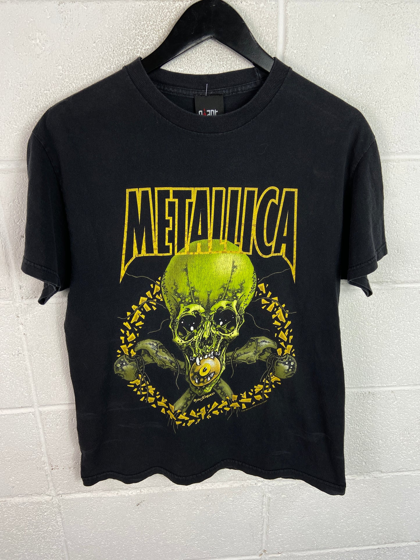 Y2K Metallica Pushhead Graphic Tee Sz M