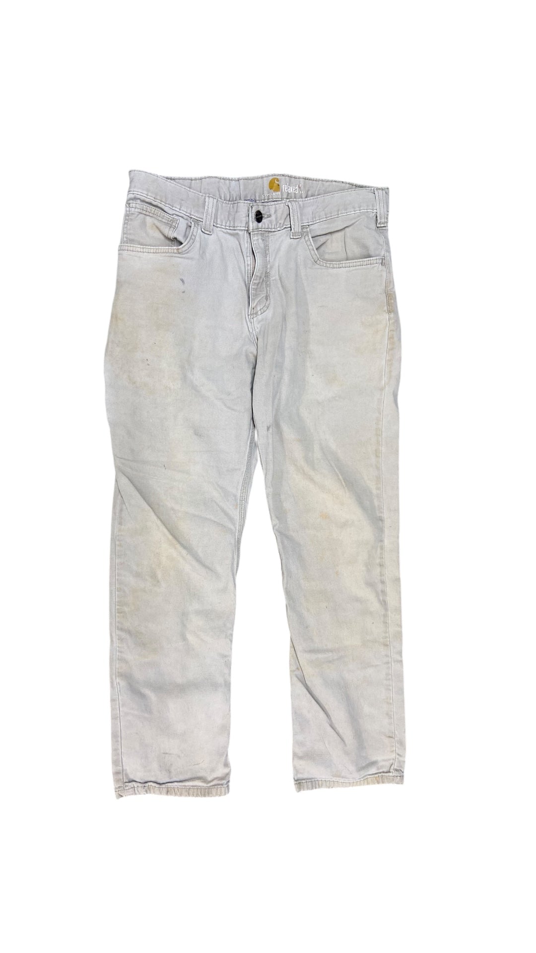 Y2K Carhartt Tan Stained Relaxed Chino Pants Sz 32x29