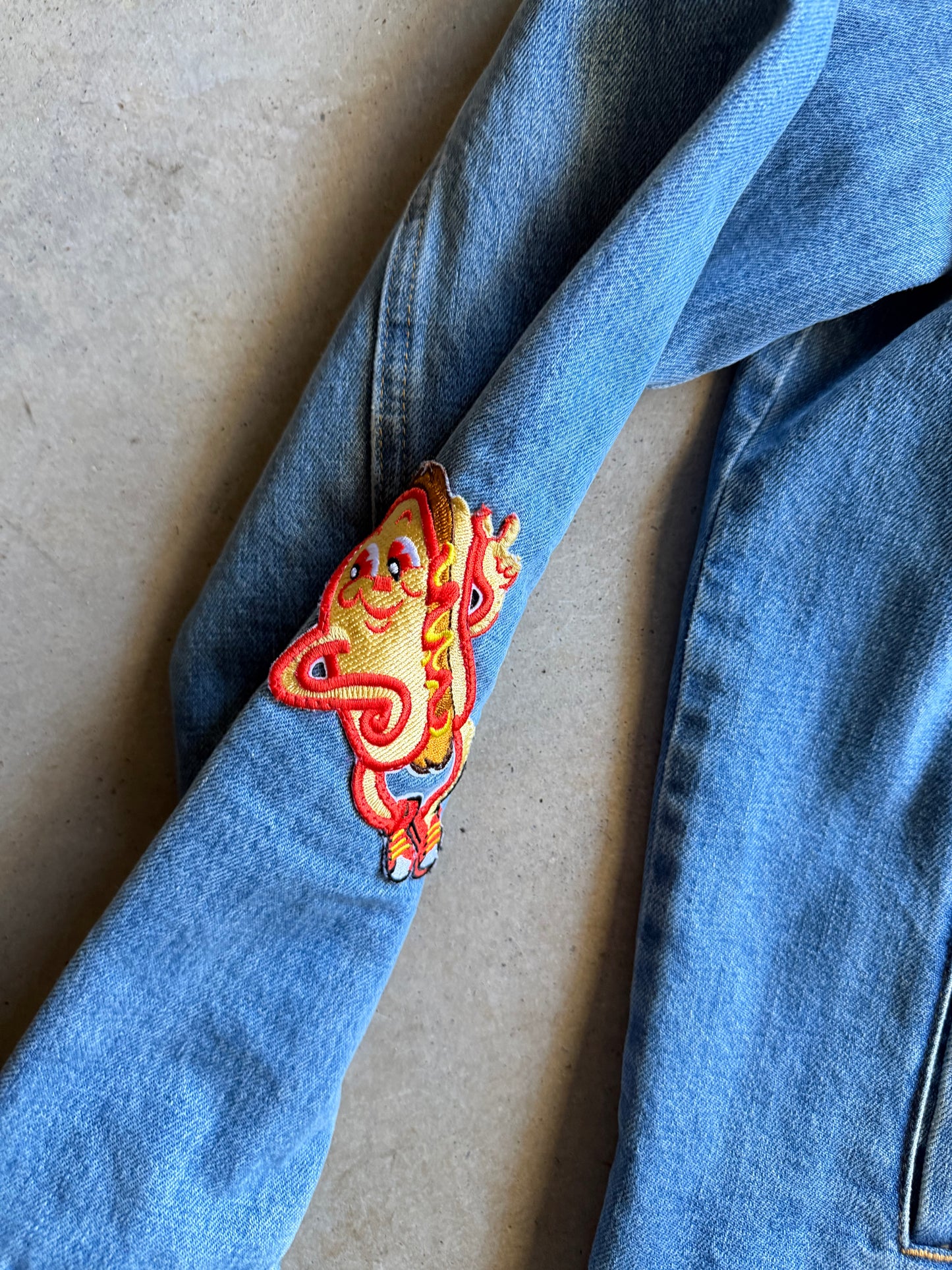 Kenzo Patch Denim Jacket Sz M