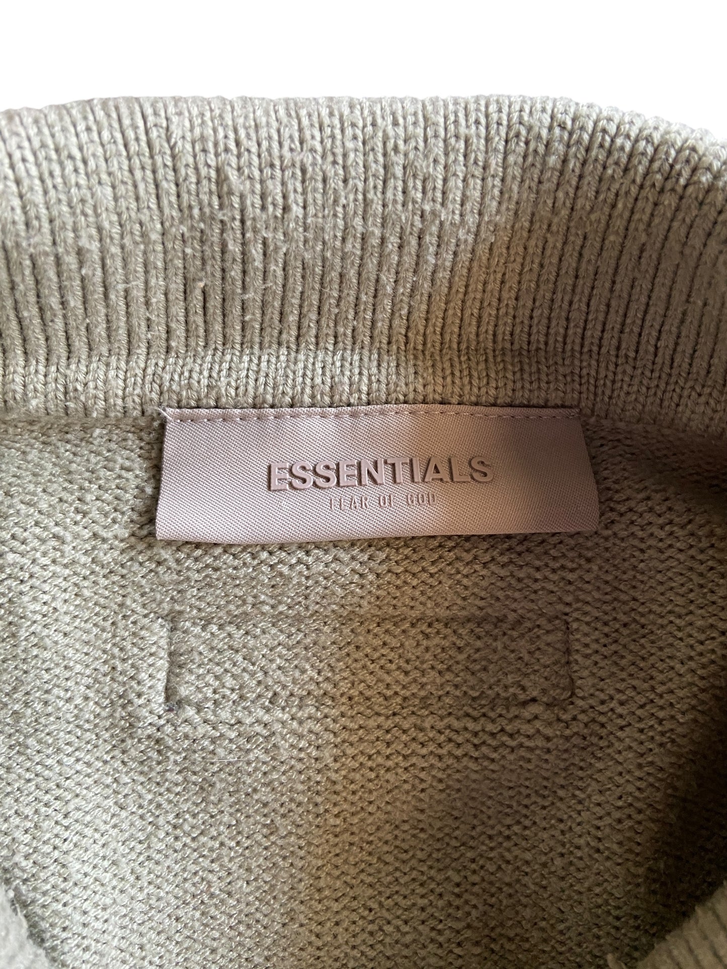 Fear Of God Essentials Collared Sweater Sz M/L