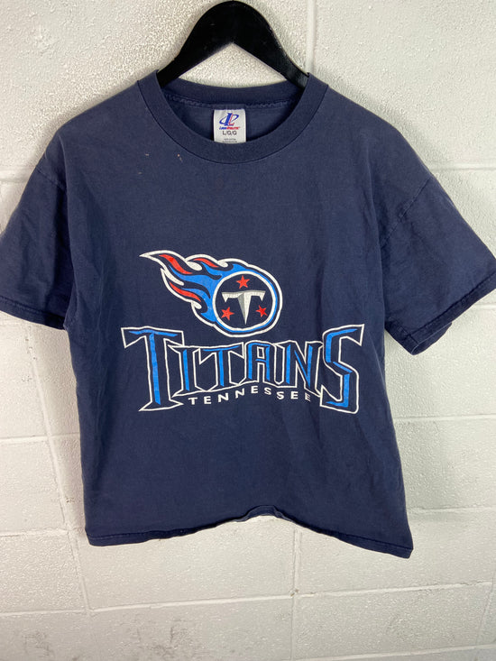 VTG Logo Athletic Tennessee Titans Logo Tee Sz L