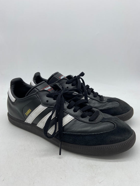 Preowned Adidas Samba Black/Black Sz 10.5M/12W