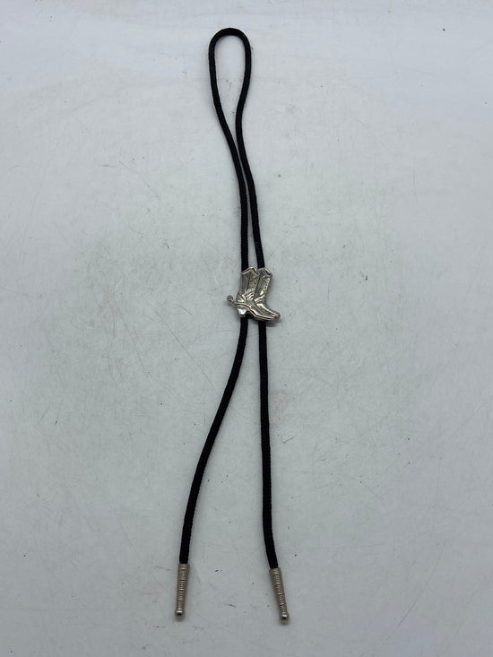 VTG Cowboy Boots Bolo Tie
