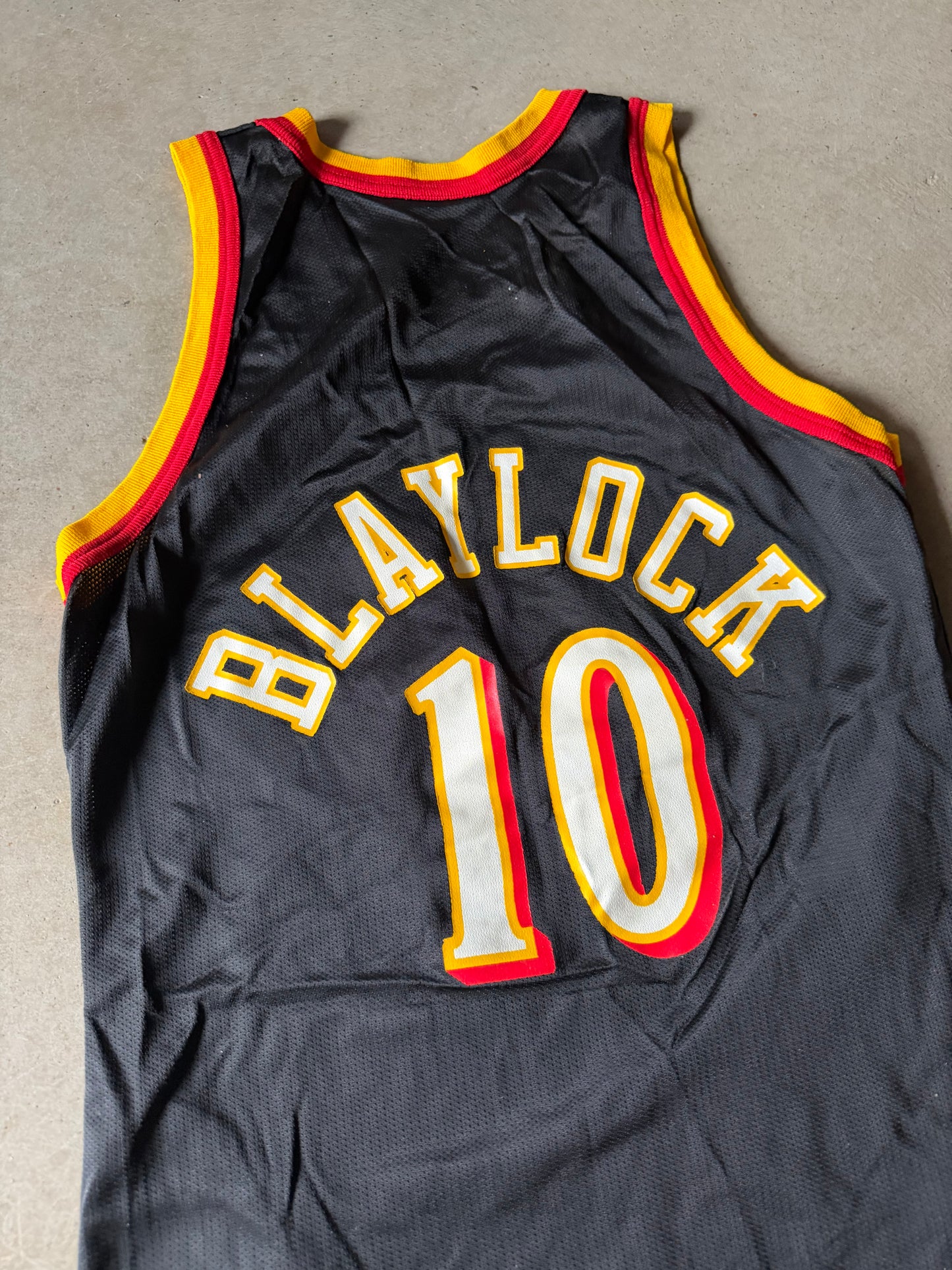 VTG Atlanta Hawks Mookie Blaylock Champion Jersey Sz 40