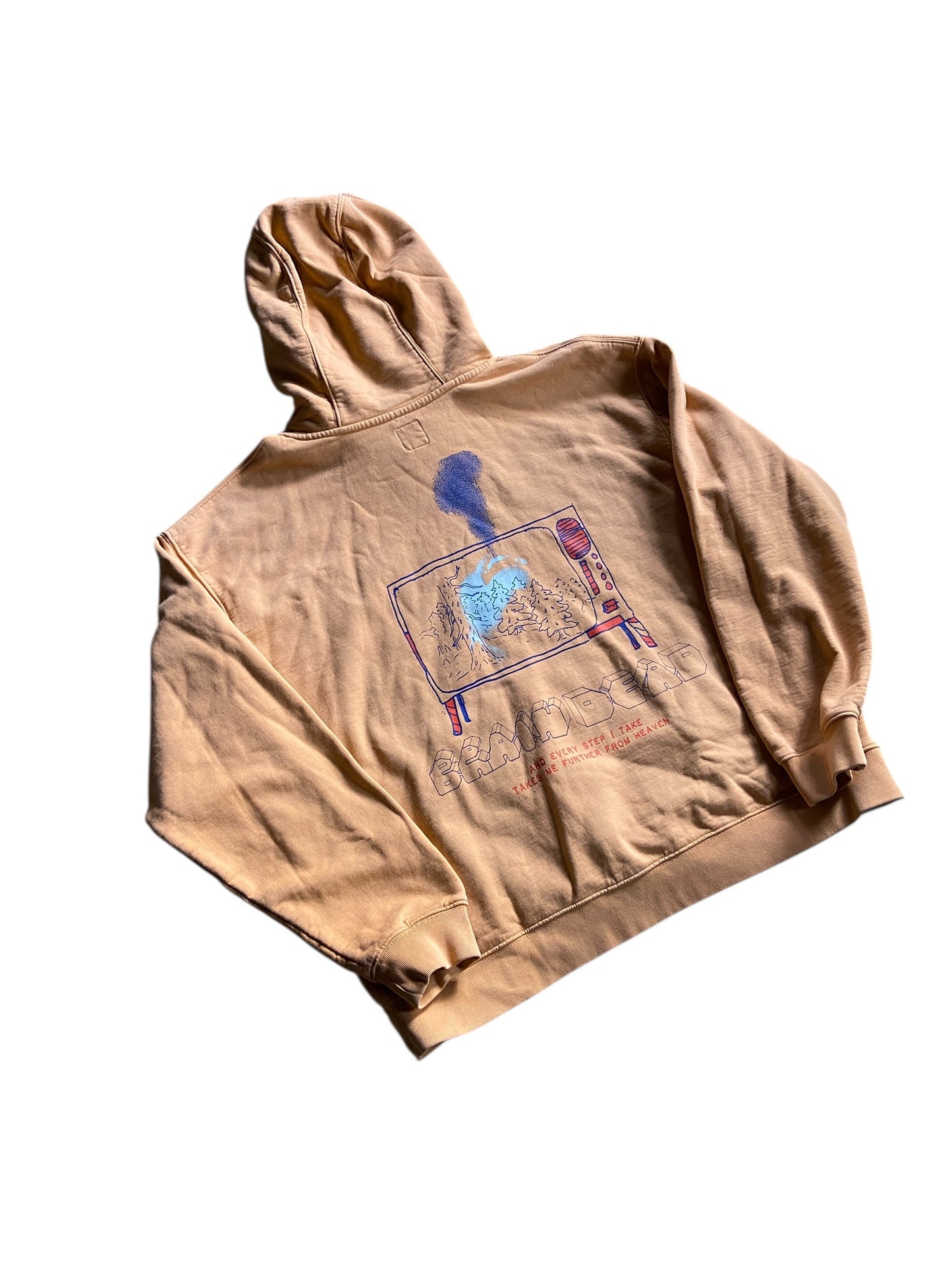 Preowned Braindead Further From Heaven Hoodie Sz XL