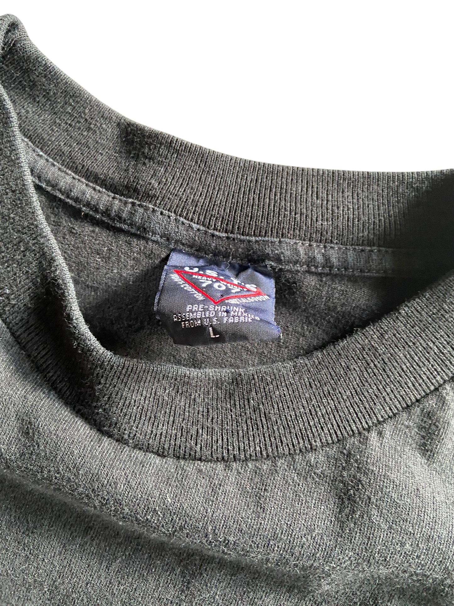 VTG Sleeps Well With Others Text Tee Sz L