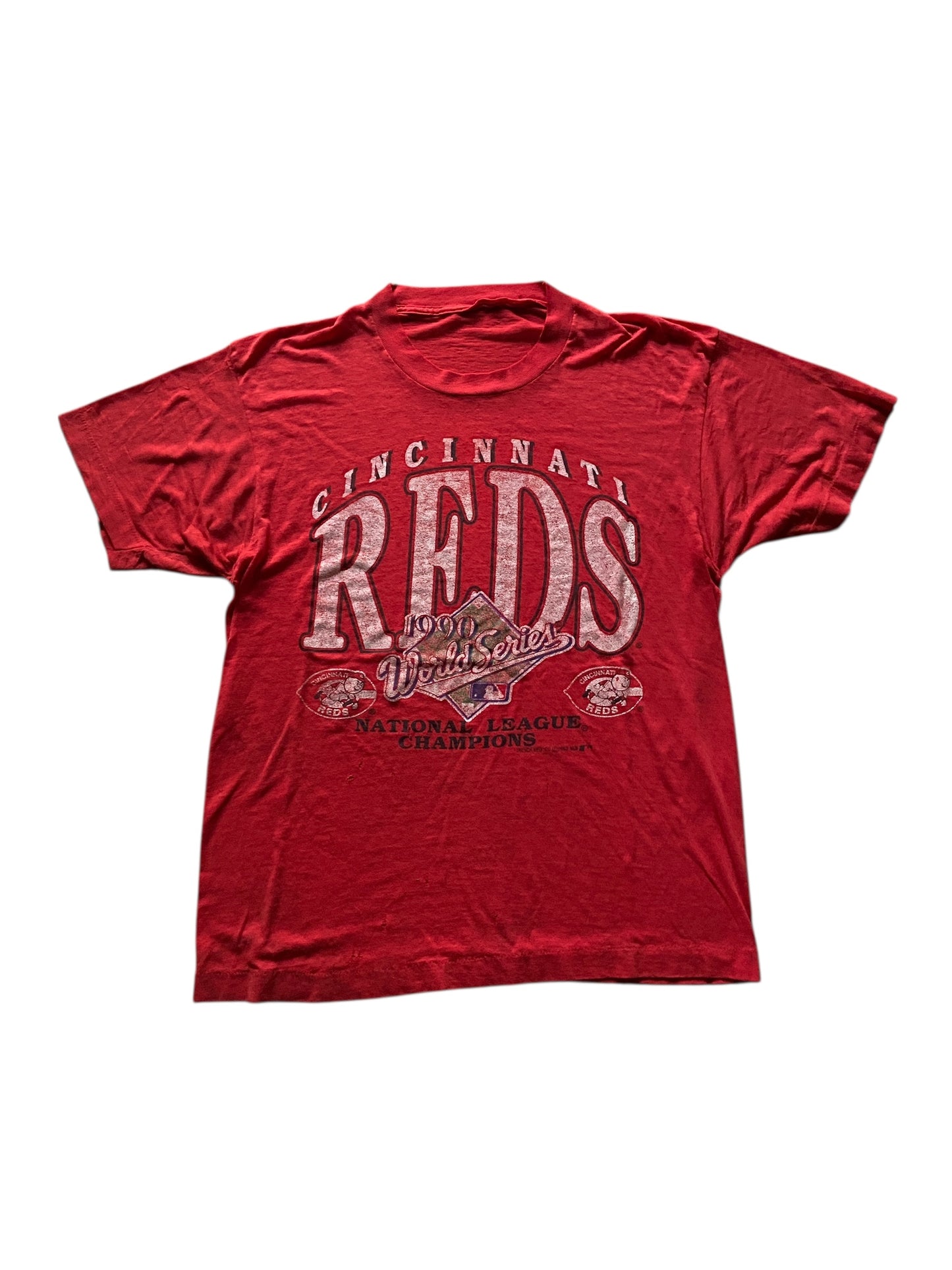 VTG Paper Thin Cincinnati Reds Tee Sz M