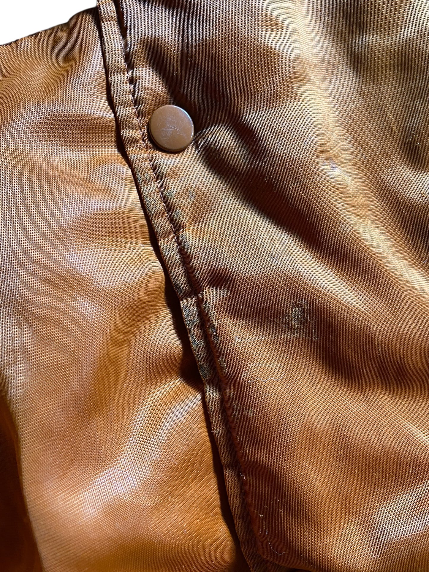 VTG Atlanta Braves Orange Starter Jacket Sz 2XL