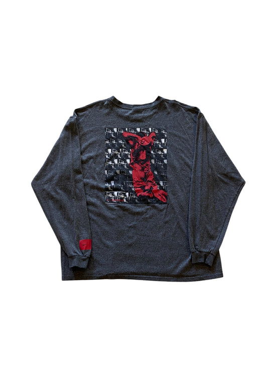 VTG Nike Basketball Dunking Graphic L/S Tee Sz XL