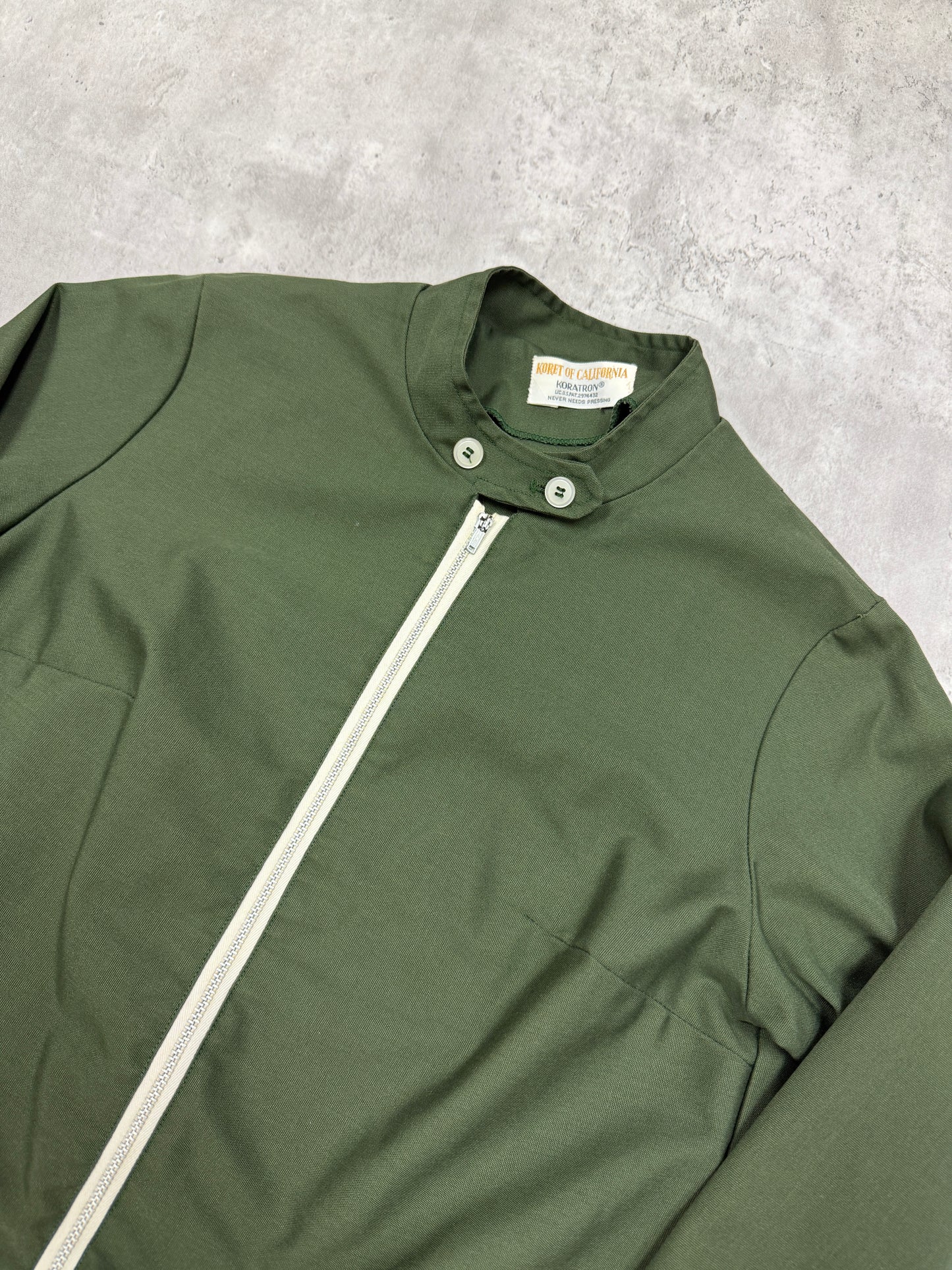 VTG 70s Koret of California Militia Cropped Jacket Sz Med