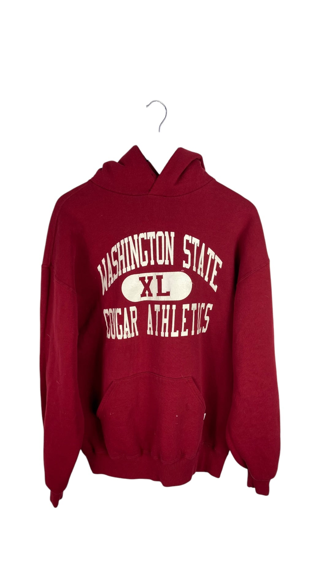 VTG Washington State Cougar Athletics Russell Hoodie Sz XL