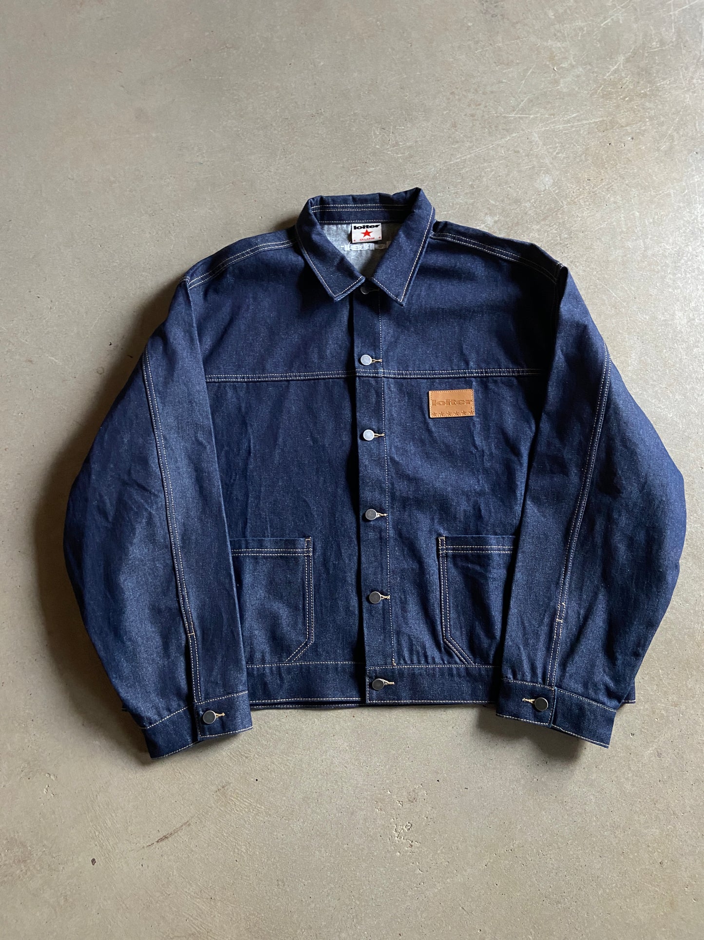 Loiter Denim Button Up Jacket Sz 2XL