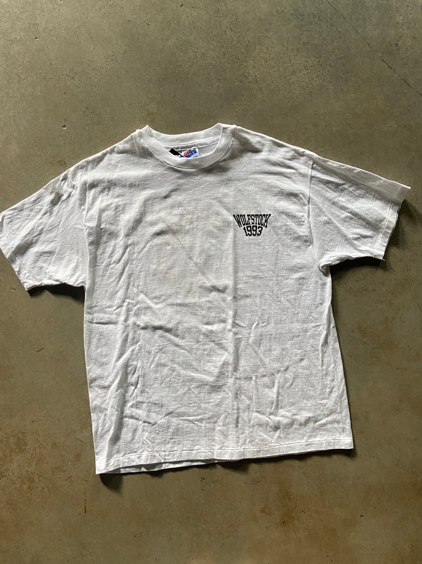 VTG WolfStock 1993 Tee Sz XL
