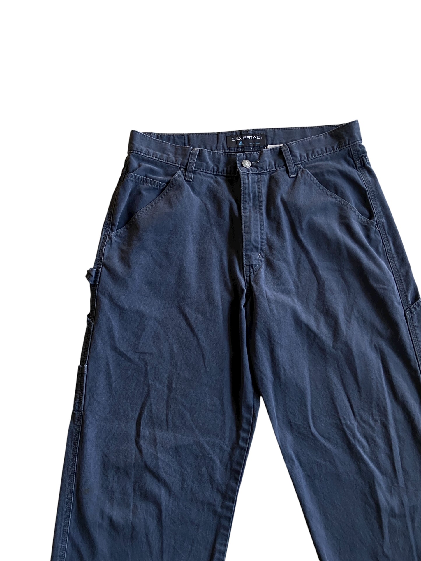 Y2K Levis Silvertab Cool Blue Pants Sz 34x32