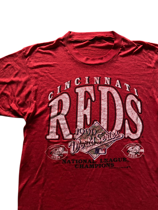 VTG Paper Thin Cincinnati Reds Tee Sz M