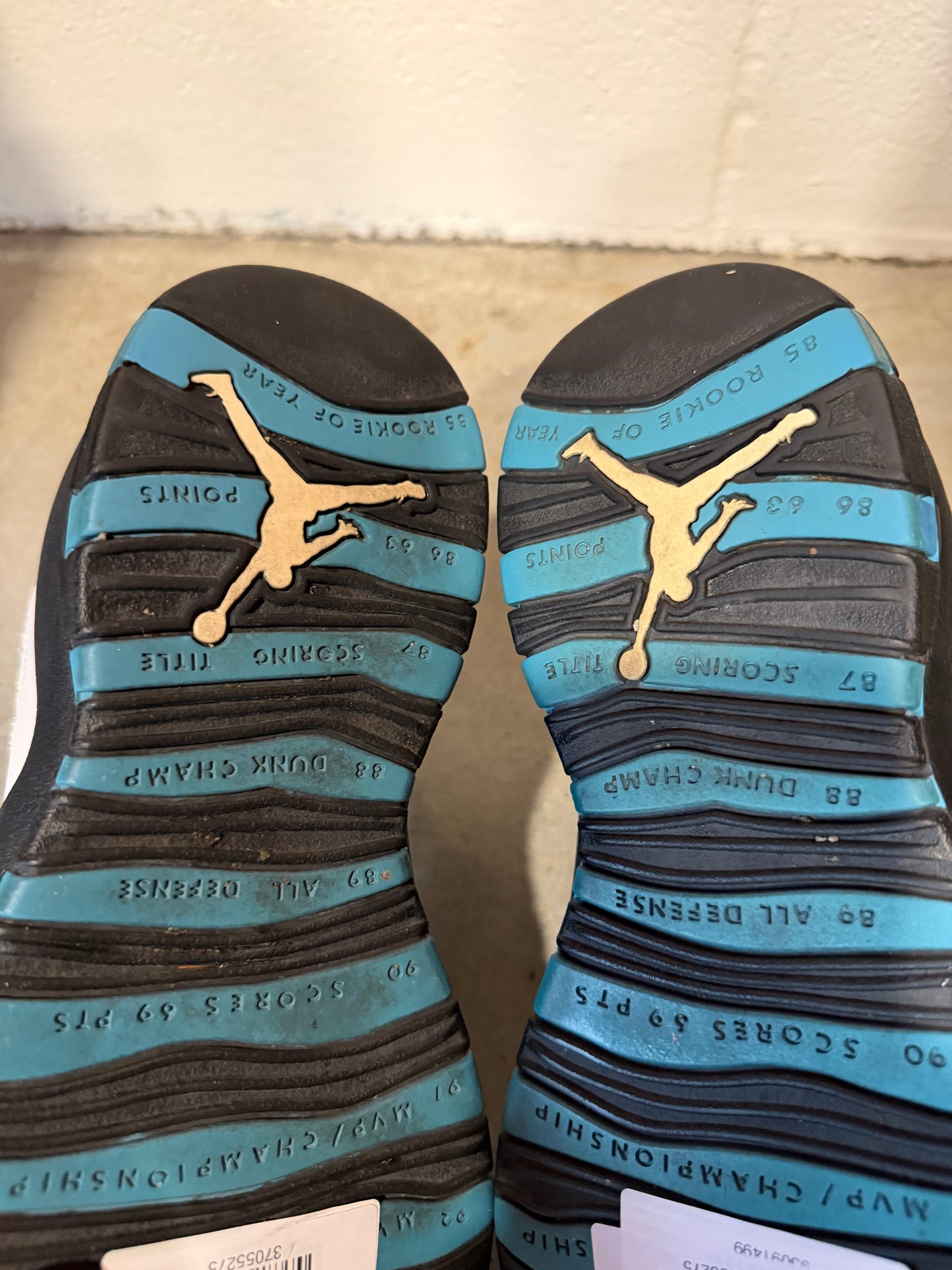 Air Jordan 10 Retro 'Powder Blue' 2014 Sz 9.5M/11W