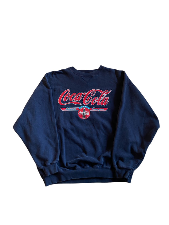 VTG Atlanta Coca-Cola Classic Heavyweight Sweatshirt Sz XXL