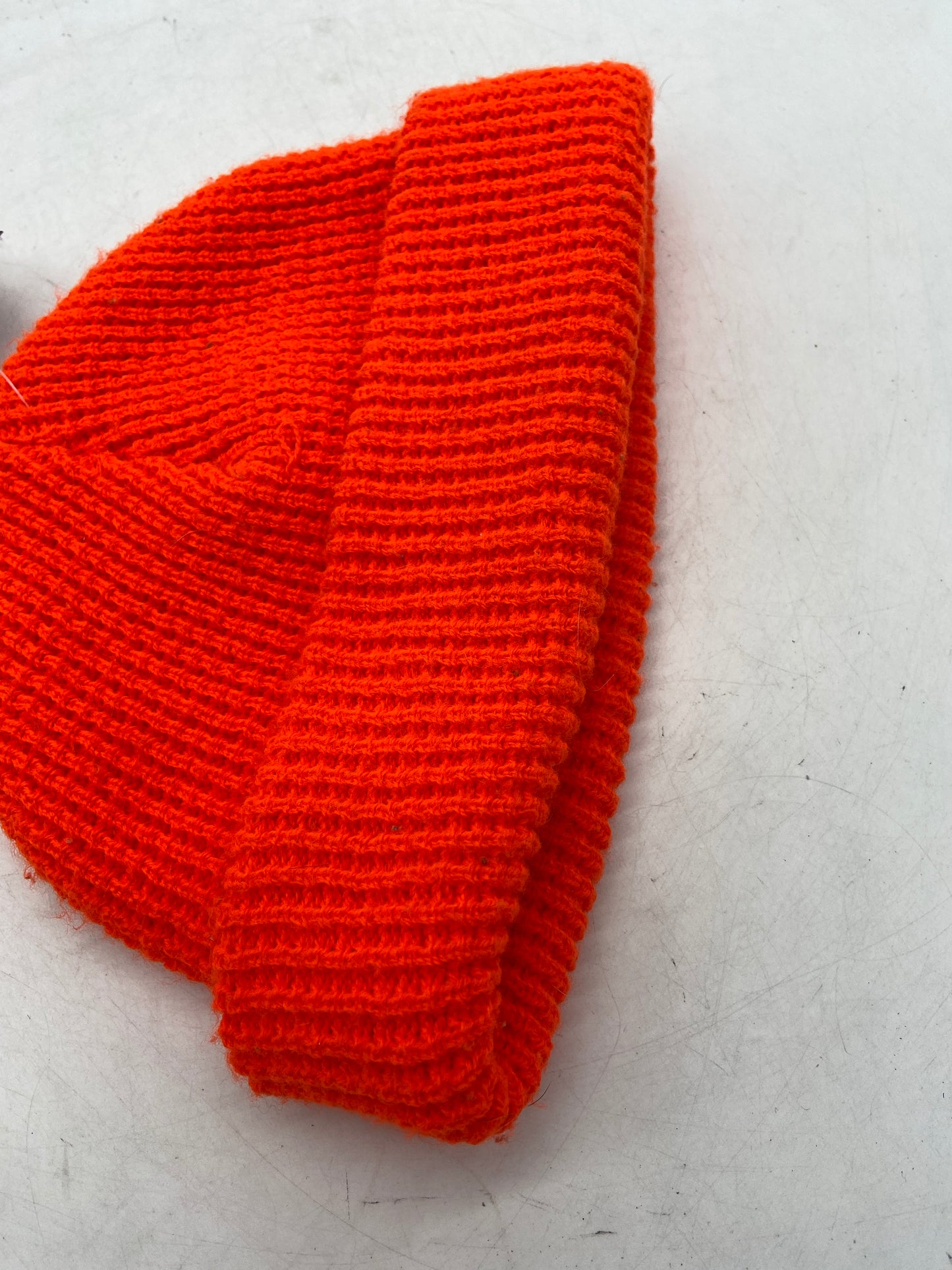 Highlight Orange Woven Beanie