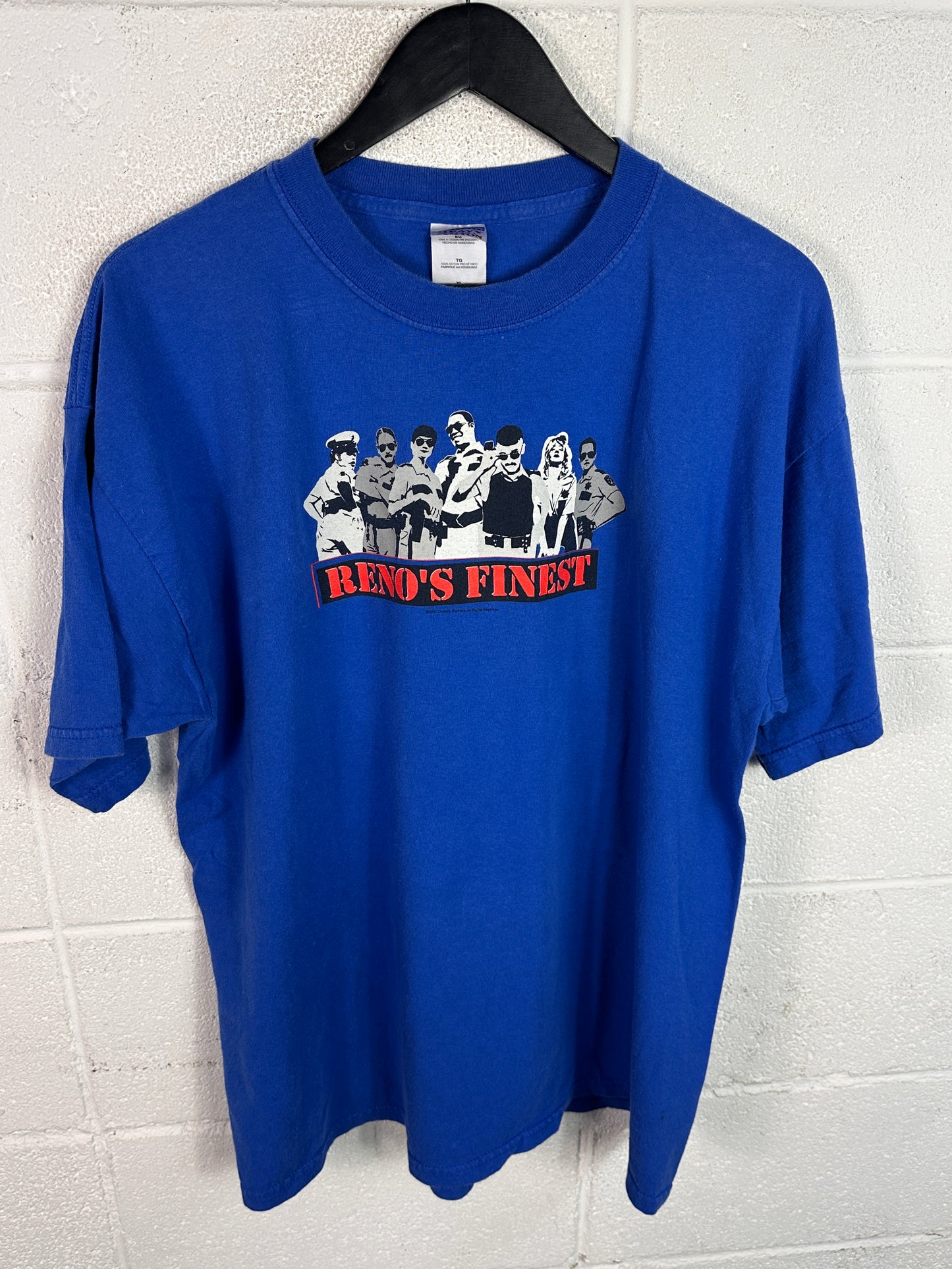 Y2K Reno 911 Finest Sitcom Tee Sz XL