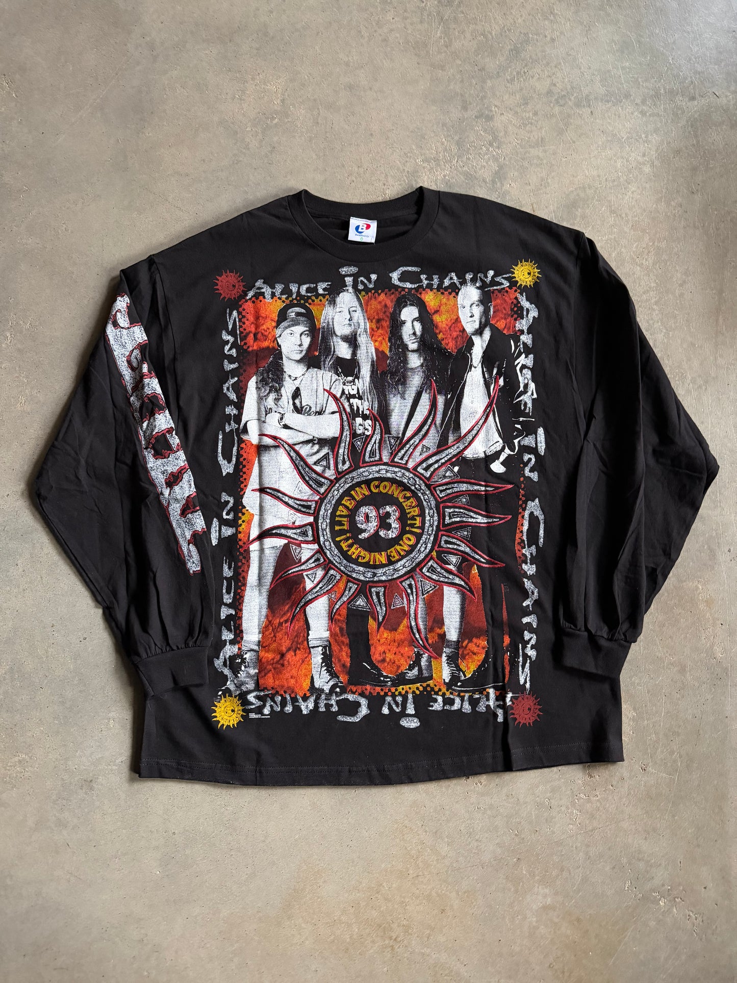 Backstock Co Alice In Chains 'Dirt' Era 93' Tour L/S Tee Sz 2X