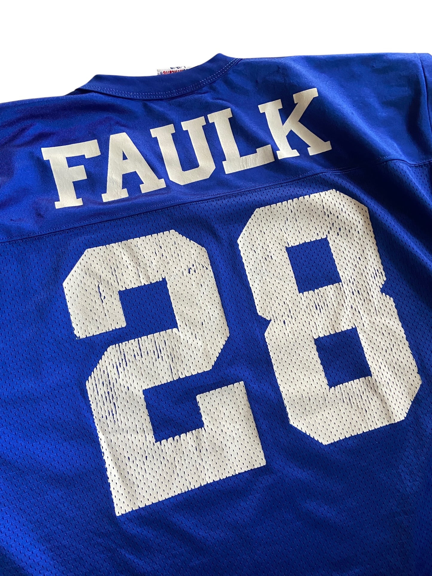 VTG Logo Athletic Indianapolis Colts Marshall Faulk Jersey Sz L