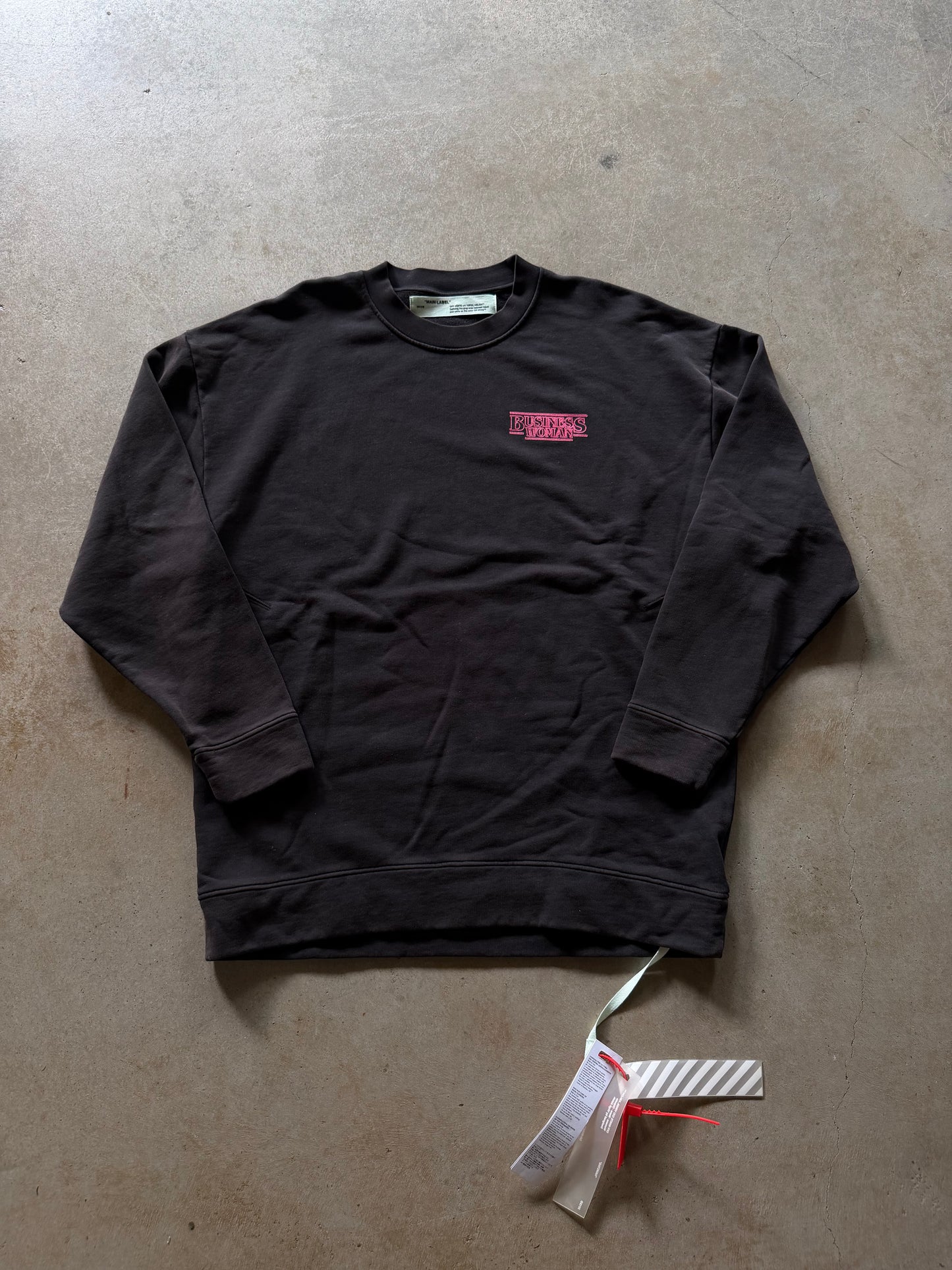 Off White Business Women Sweatshirt Sz L/XL