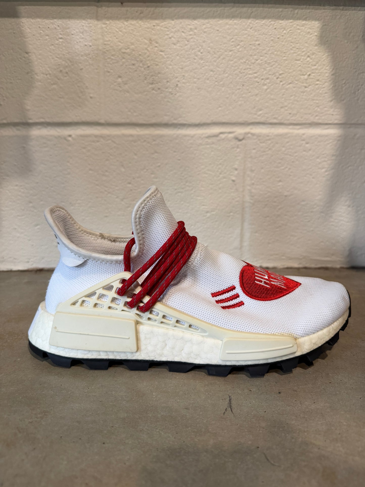 Preowned adidas NMD HU Pharrell Human Made White Red