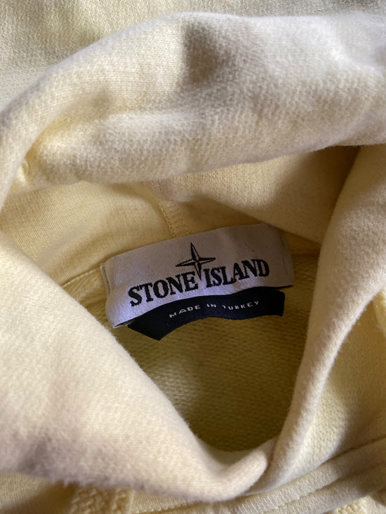Stone Island Yellow Highlight Hoodie Sz XL/2XL