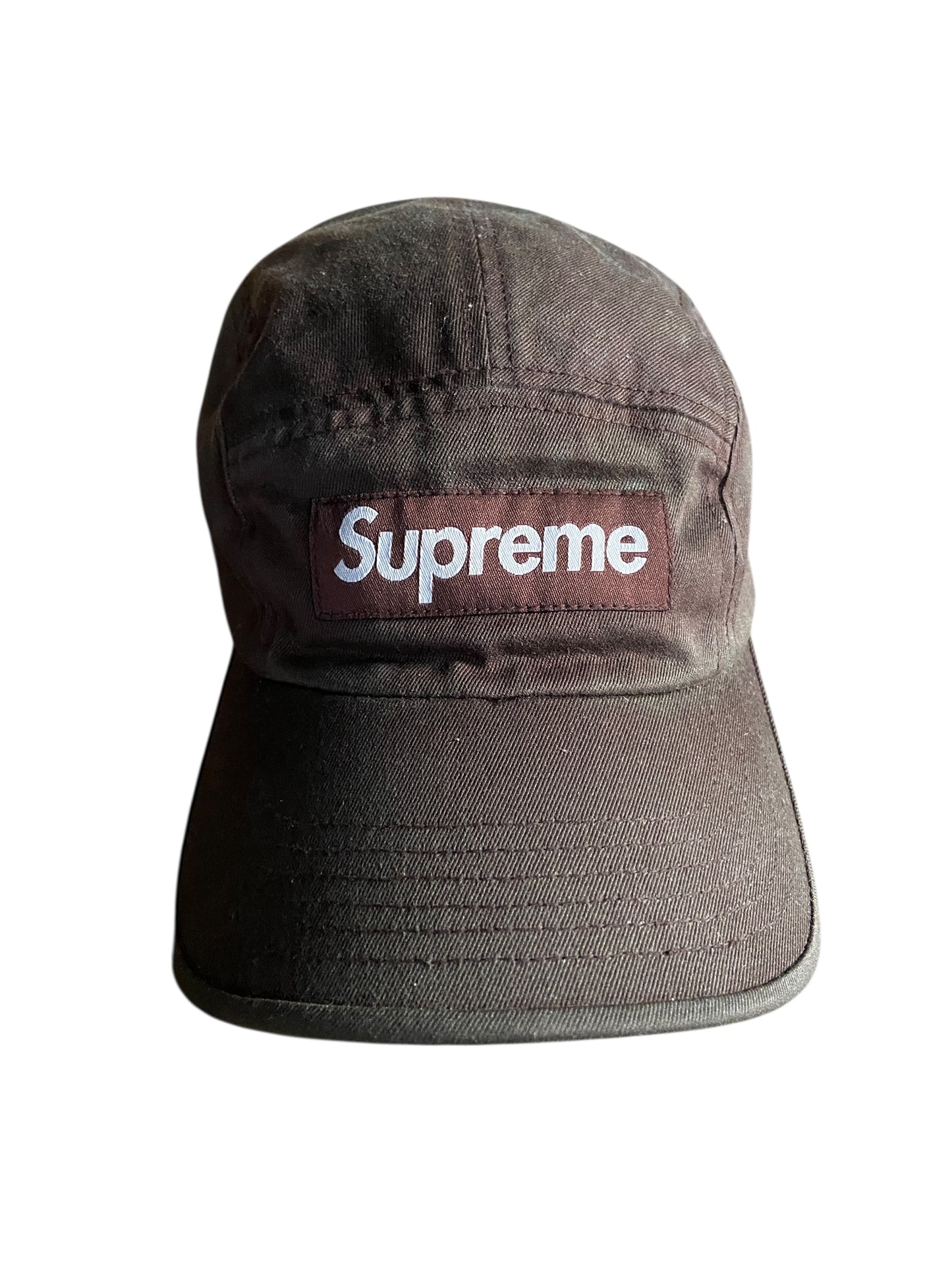 Supreme Faded Brown 5 Panel Hat