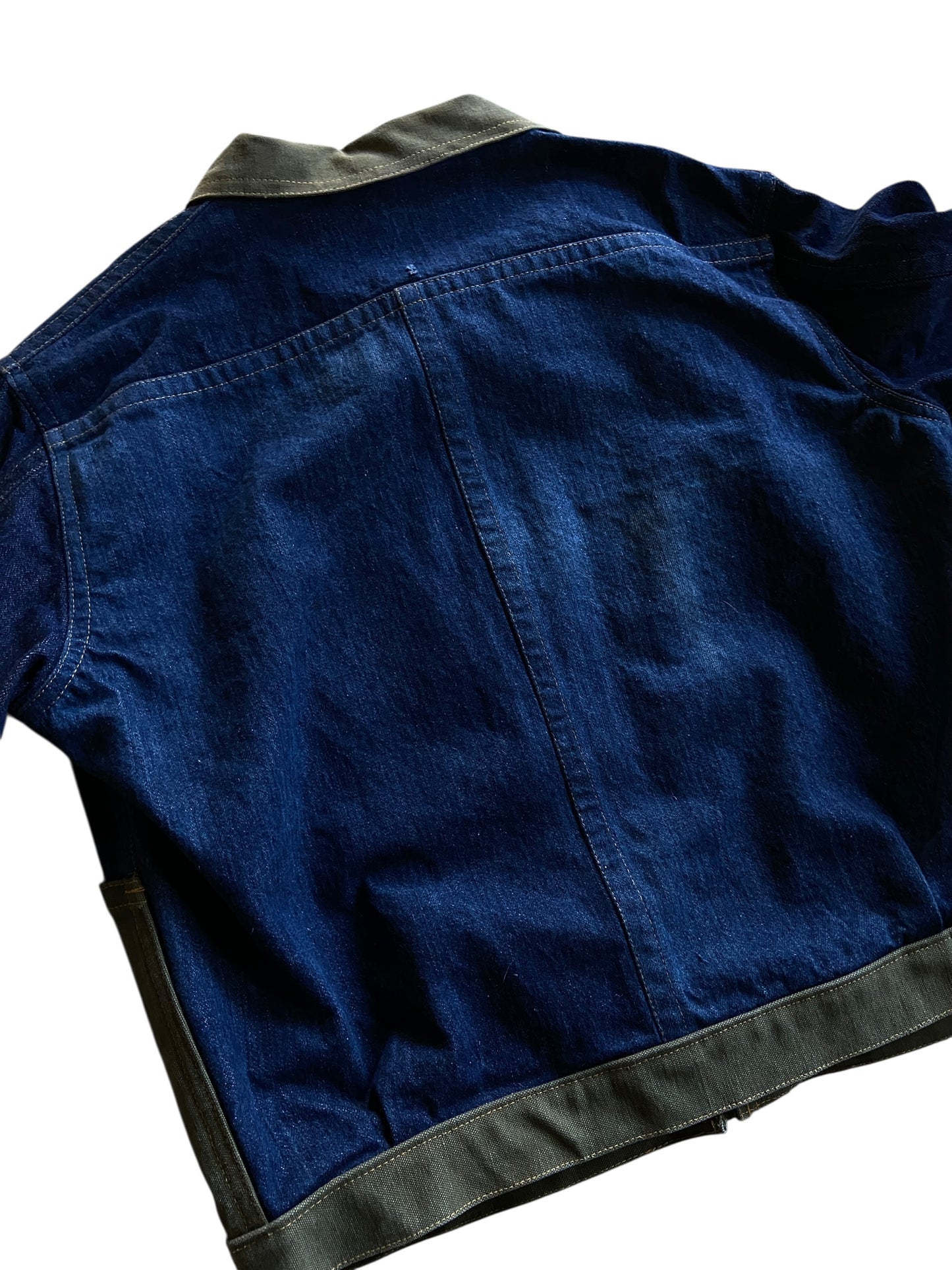 david turner DENIM x MILITARY TYPE II  STYLE JACKET Sz M/L