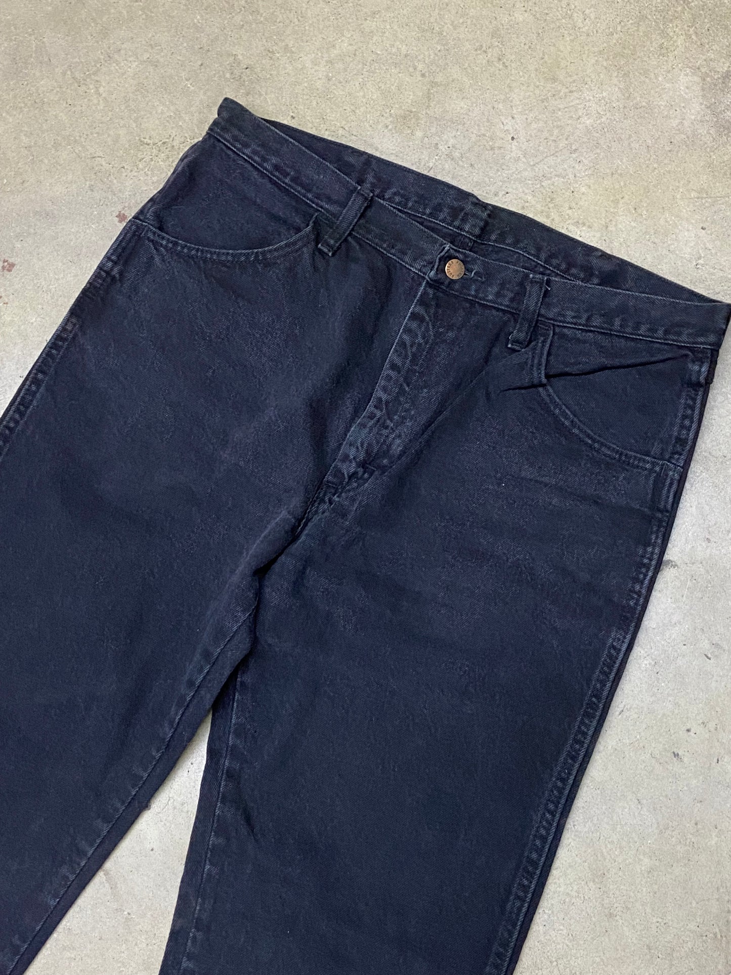 VTG Black Rustler Denim 36x30