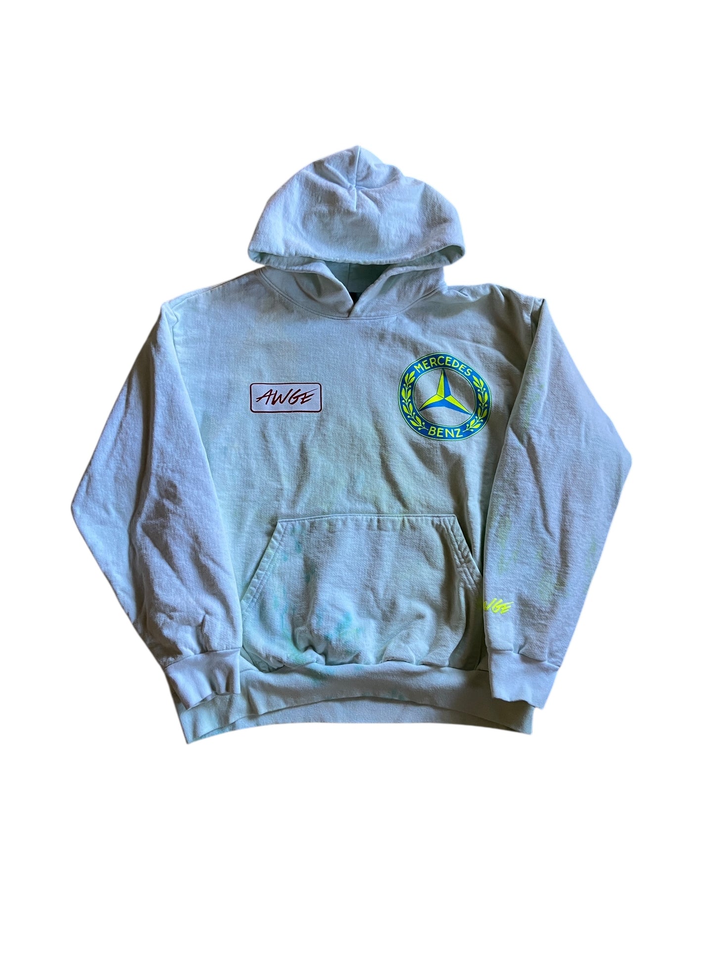 AWGE x Mercedes Benz Dyed Hooded Sweatshirt Sz XL