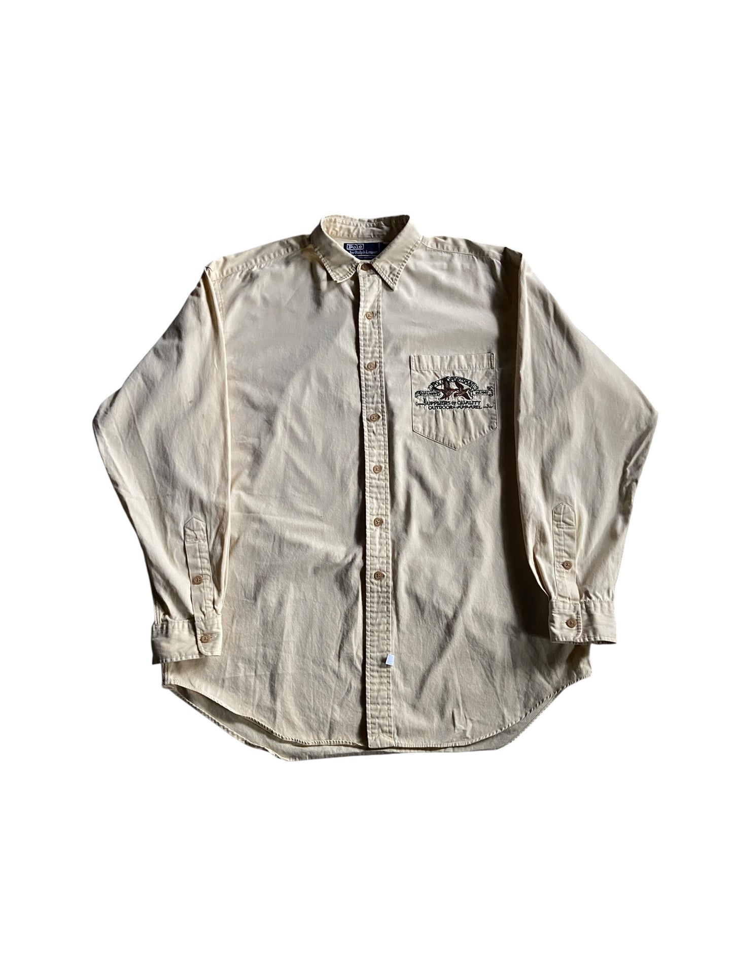 VTG Polo Ralph Lauren Sportsman Button Up Shirt Sz L/XL