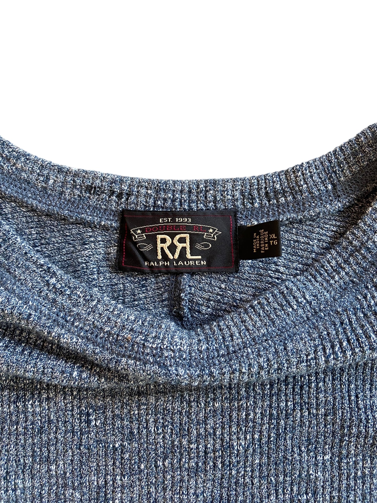 VTG RRL Ralph Lauren Thermal Shirt Sz XL/2XL