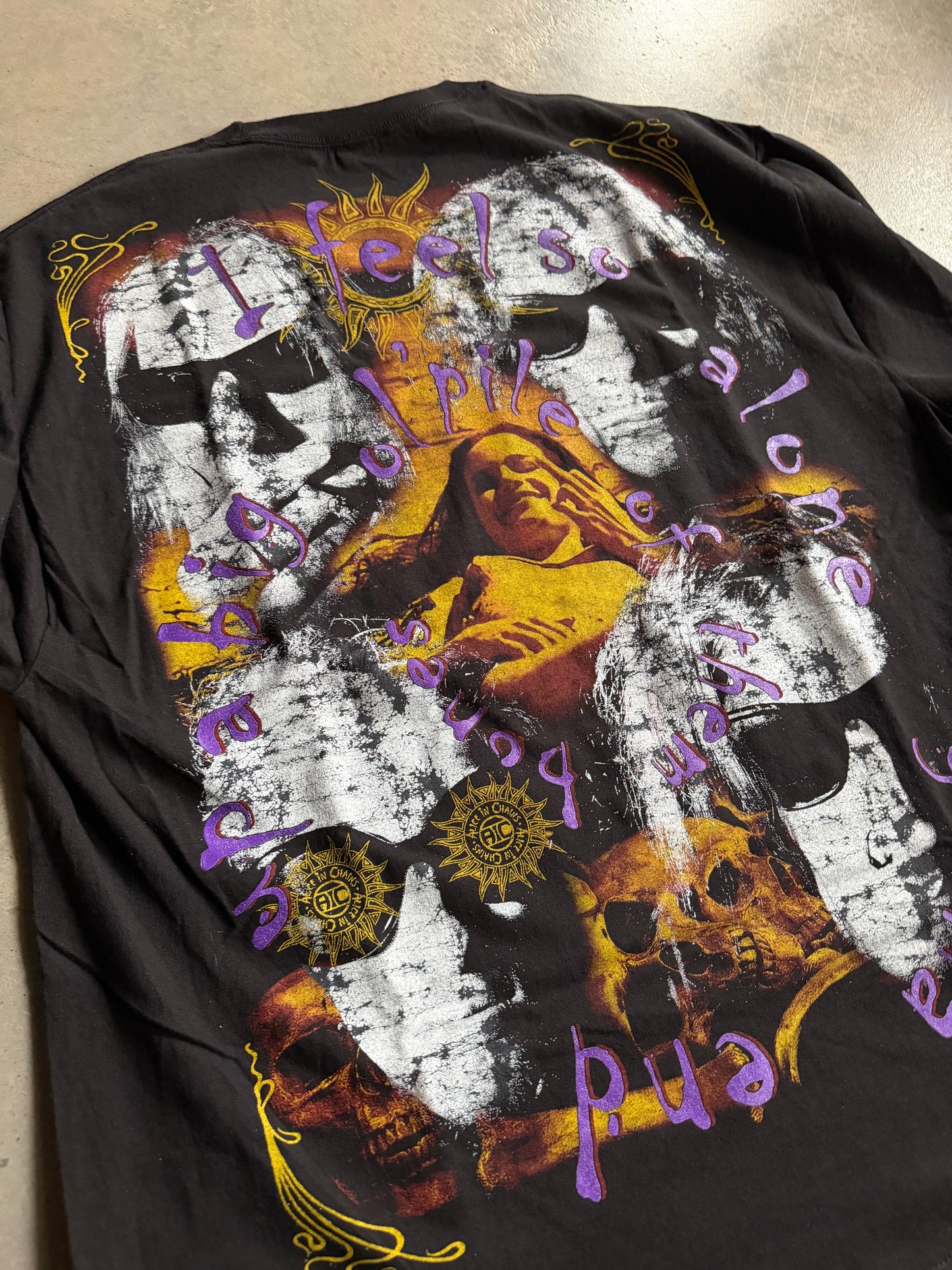 Backstock Co Alice In Chains 'Dirt' Era 93' Tour L/S Tee Sz 2X