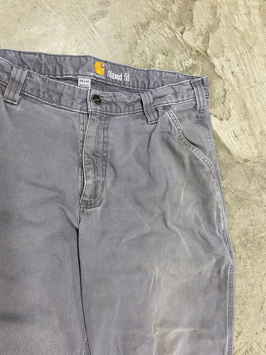 Y2K Carhartt Grey Carpenter Pants Sz 34x30