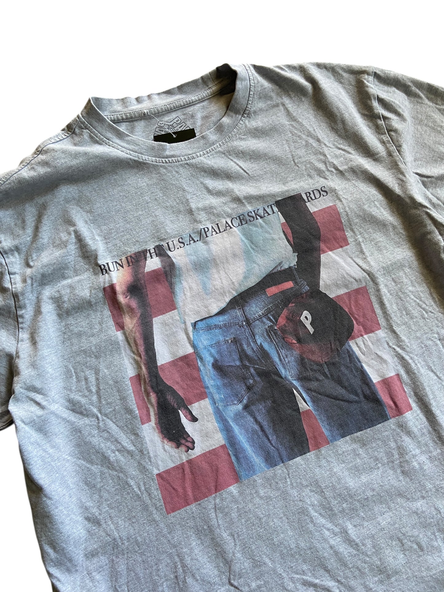 Palace "Born to Bun" Tee Grey Sz XL
