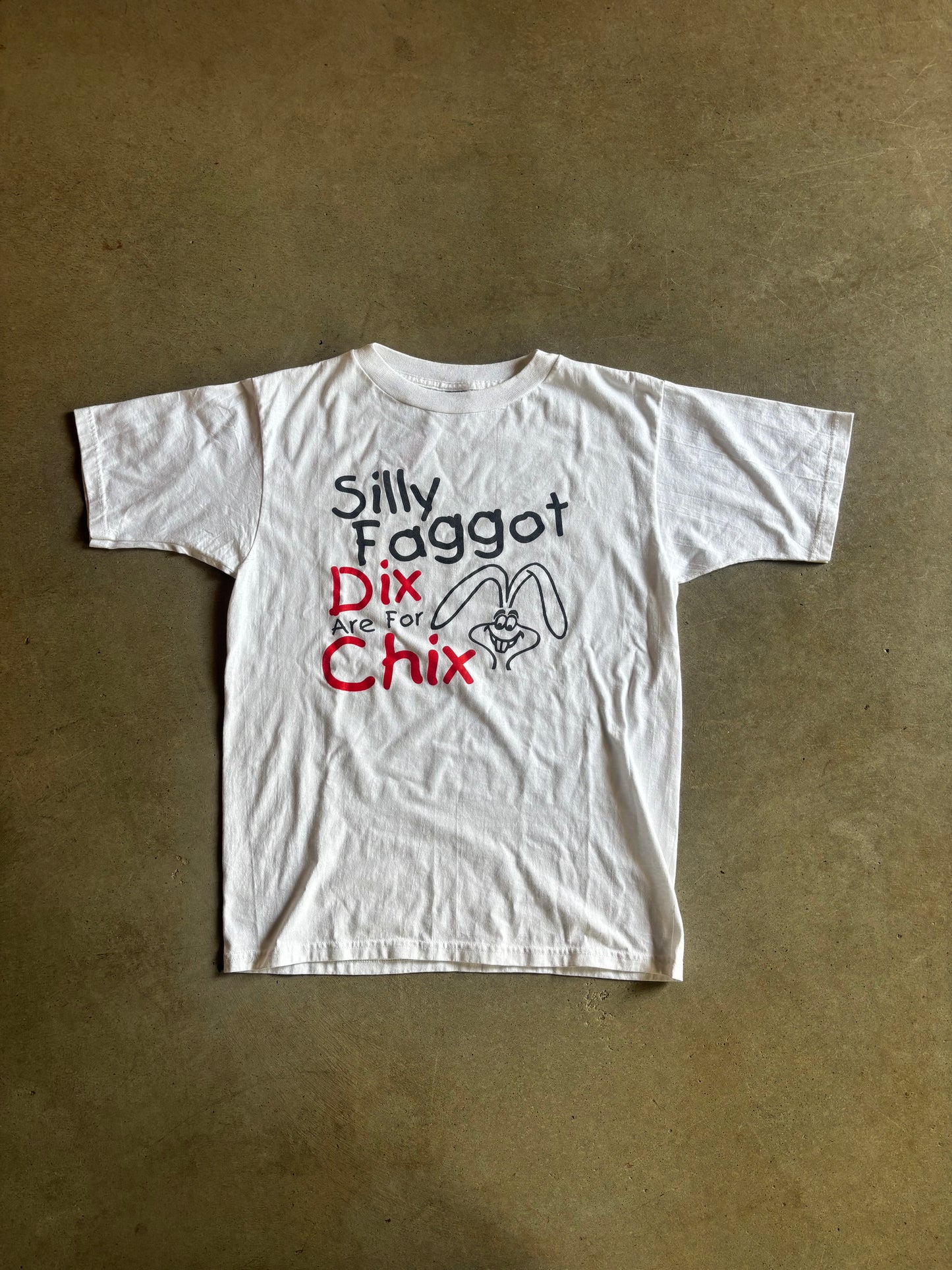 VTG Trix Bootleg "Dix are for Chix" Tee Sz L