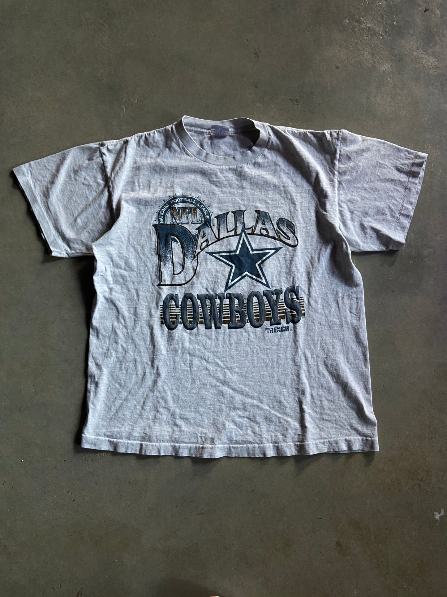 VTG Dallas Cowboys Trench Graphic Tee Sz XL