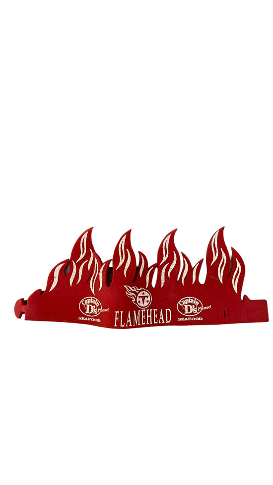 Foam Titans Flame Head Hat