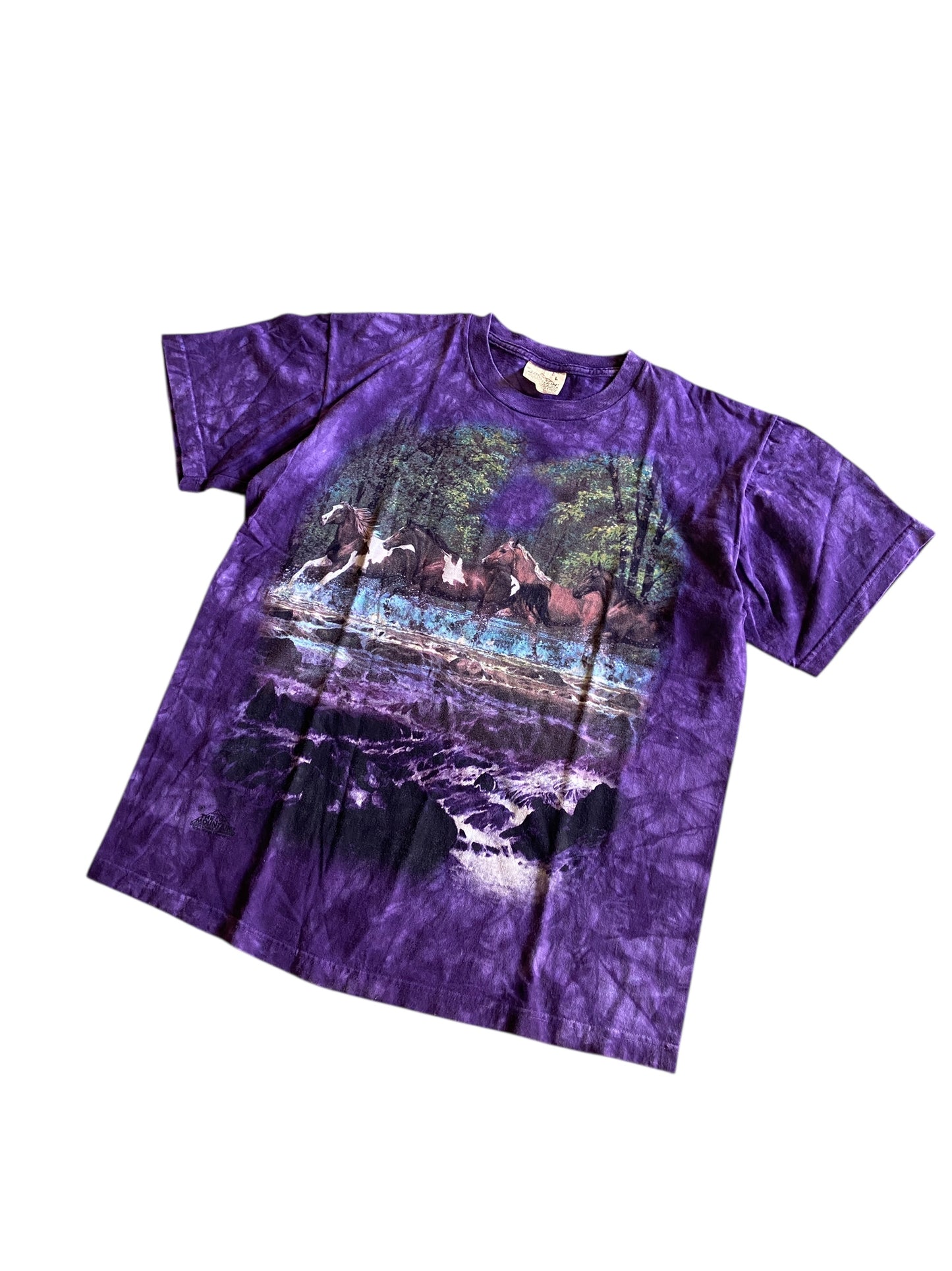 2001 Tie Dye The Mountain Horse Tee Sz L