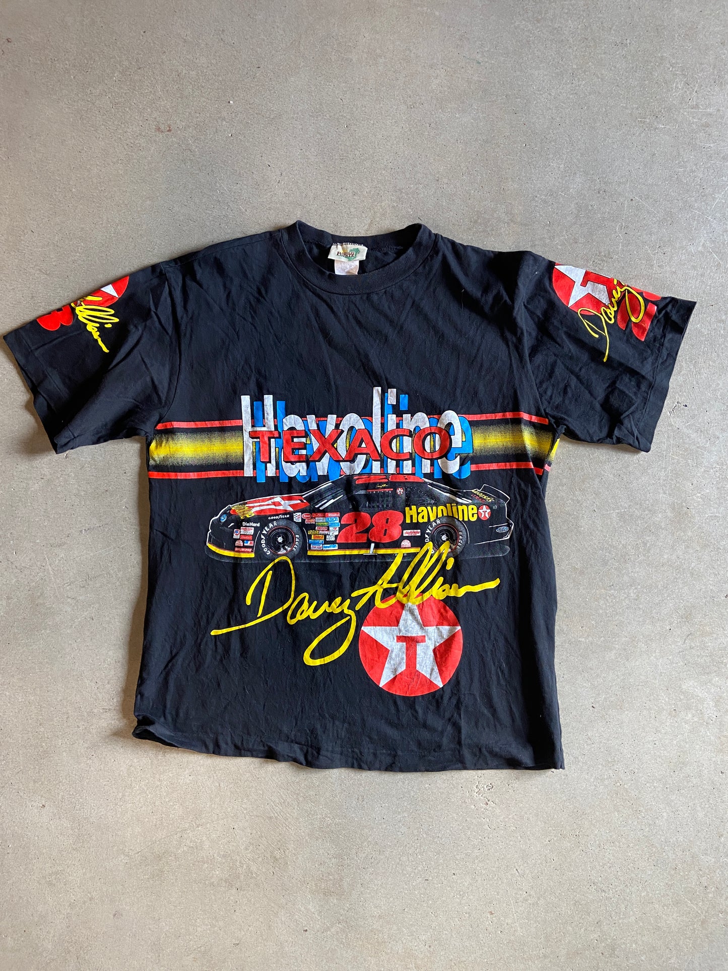 VTG Havoline Texaco Davey Allison Nascar Tee Sz XL