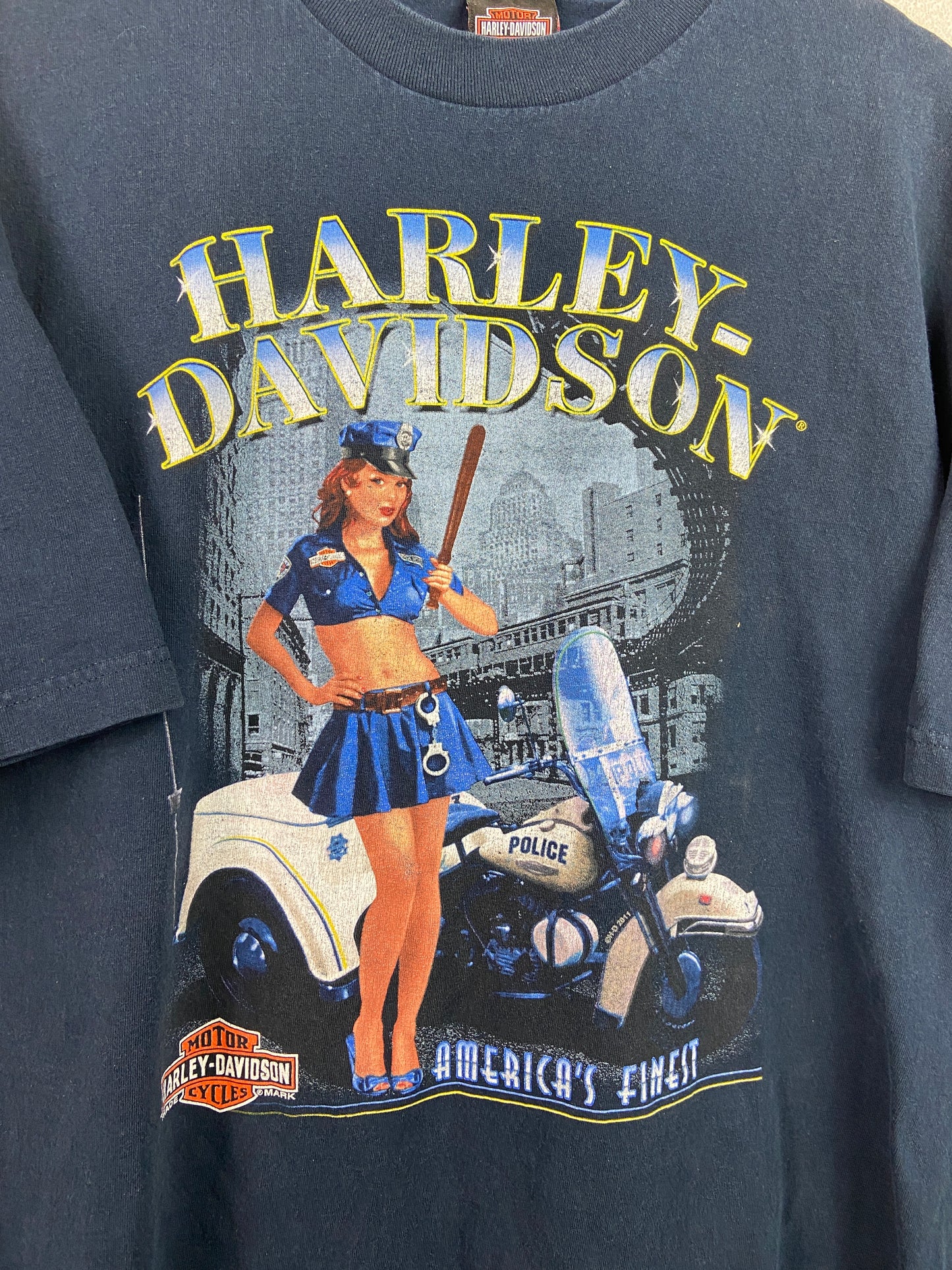 Harley Davidson America's Finest Cop Tee Sz XXL