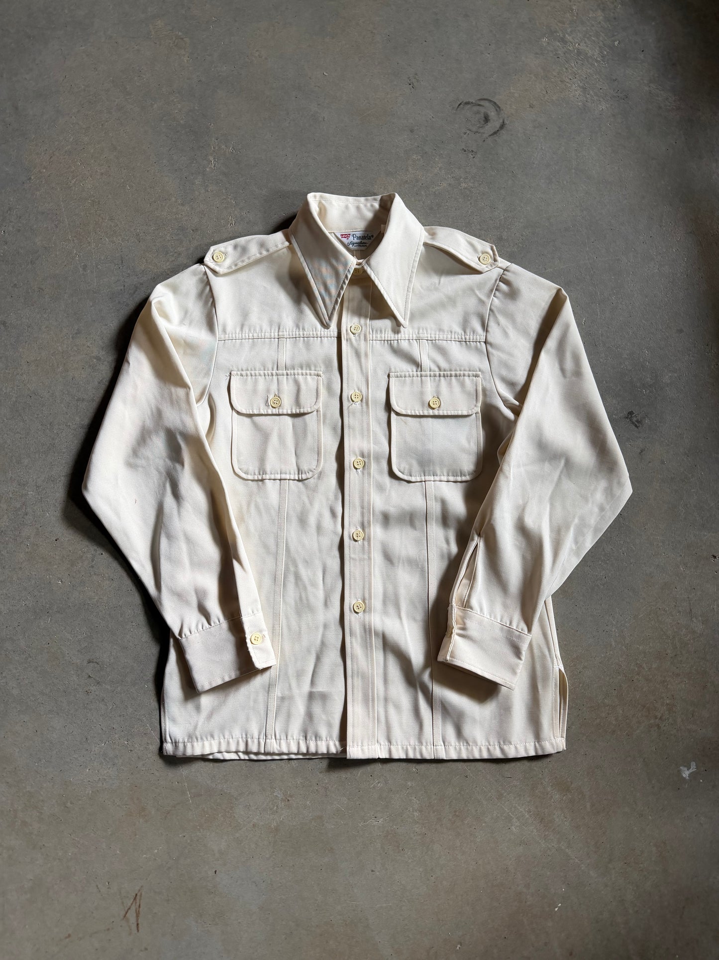 VTG Levi's Panatela Signature Button Up Shirt Sz M